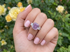 6.4 Carat Lab Grown Fancy Pink Diamond Ring